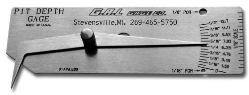 Pit Depth Gauge - Inch ( Fraction )